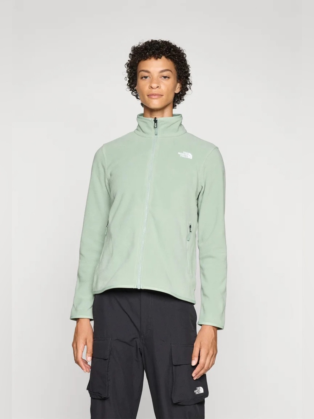 The North Face Women’s Glacier Fleece Jacket Zip Up Green NF0A8D2F Large